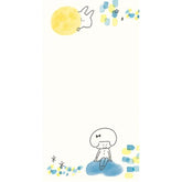 mizutama kokoro moyou Slim Memo - Silence - Furukawa Shiko - Default Title by Techo Treats Stationery