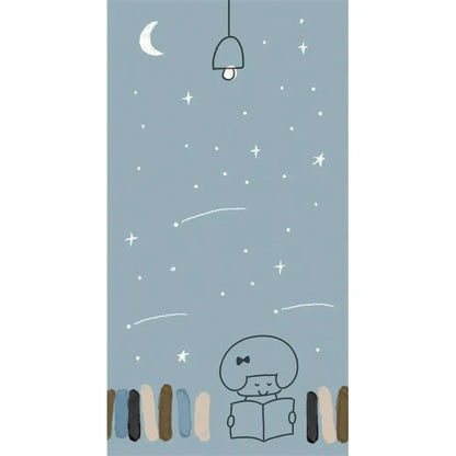mizutama kokoro moyou Slim Memo - Silence - Furukawa Shiko - Default Title by Techo Treats Stationery