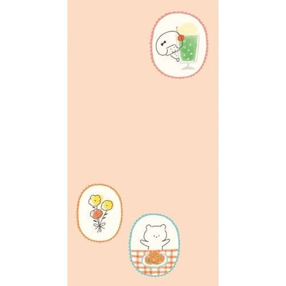 mizutama kokoro moyou Slim Memo - Waiwai - Furukawa Shiko - Default Title by Techo Treats Stationery