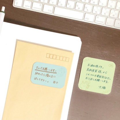 mizutama Marumi Sticky Notes - Breeze and Morning - L - Techo Treats