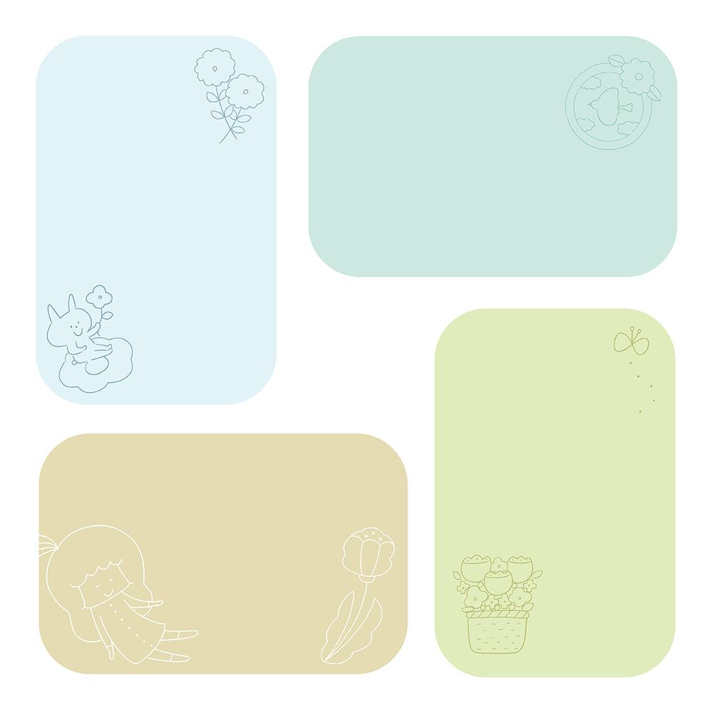 mizutama Marumi Sticky Notes - Breeze and Morning - M - Techo Treats