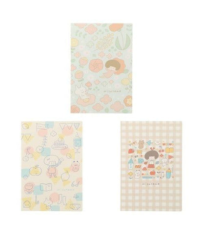 mizutama Notebook Set B - B6 Variant, Dot Grid - Techo Treats