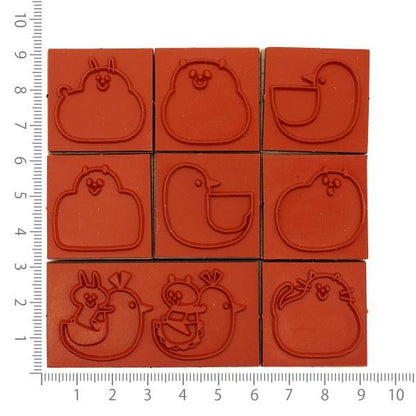 mizutama Rubber Stamp Set - Animal - Techo Treats