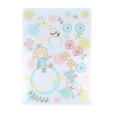 mizutama Vol.2 A4 Clear Folder with Envelope - Soap Bubble Pattern - Sun-Star Stationery - Default Title by Techo Treats Stationery