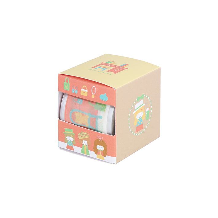 mizutama Vol.2 Masking Stickers in Box - Retro Pattern - Sun-Star Stationery - Default Title by Techo Treats Stationery