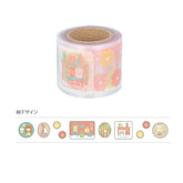 mizutama Vol.2 Masking Stickers in Box - Retro Pattern - Sun-Star Stationery - Default Title by Techo Treats Stationery