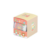 mizutama Vol.2 Masking Stickers in Box - Retro Pattern - Techo Treats