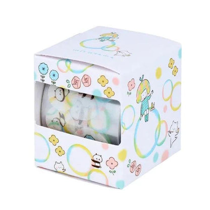 mizutama Vol.2 Masking Stickers in Box - Soap Bubble Pattern - Sun-Star Stationery - Default Title by Techo Treats Stationery
