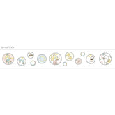 mizutama Vol.2 Masking Stickers in Box - Soap Bubble Pattern - Sun-Star Stationery - Default Title by Techo Treats Stationery