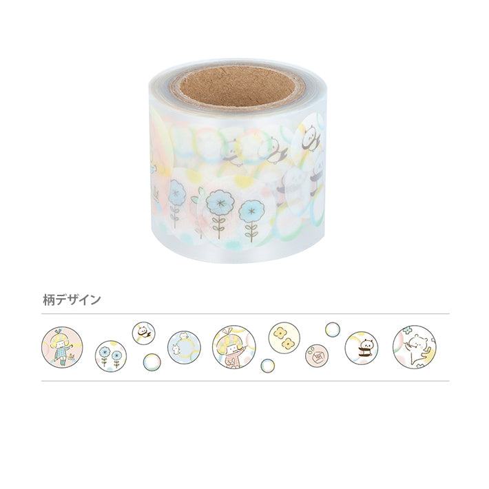 mizutama Vol.2 Masking Stickers in Box - Soap Bubble Pattern - Techo Treats