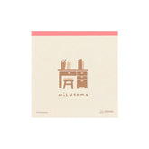 mizutama Vol.2 Square Memo - Retro Pattern - Sun-Star Stationery - Default Title by Techo Treats Stationery