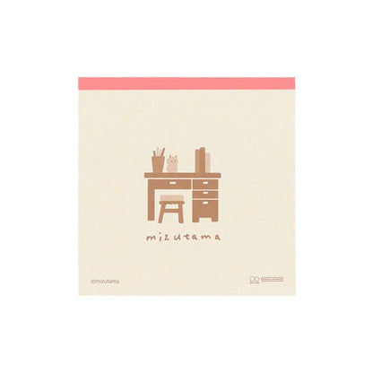 mizutama Vol.2 Square Memo - Retro Pattern - Sun-Star Stationery - Default Title by Techo Treats Stationery