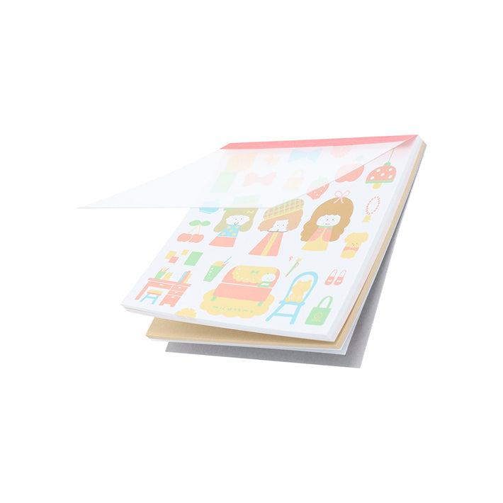 mizutama Vol.2 Square Memo - Retro Pattern - Sun-Star Stationery - Default Title by Techo Treats Stationery