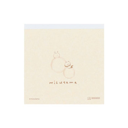 mizutama Vol.2 Square Memo - Soap Bubble Pattern - Sun-Star Stationery - Default Title by Techo Treats Stationery