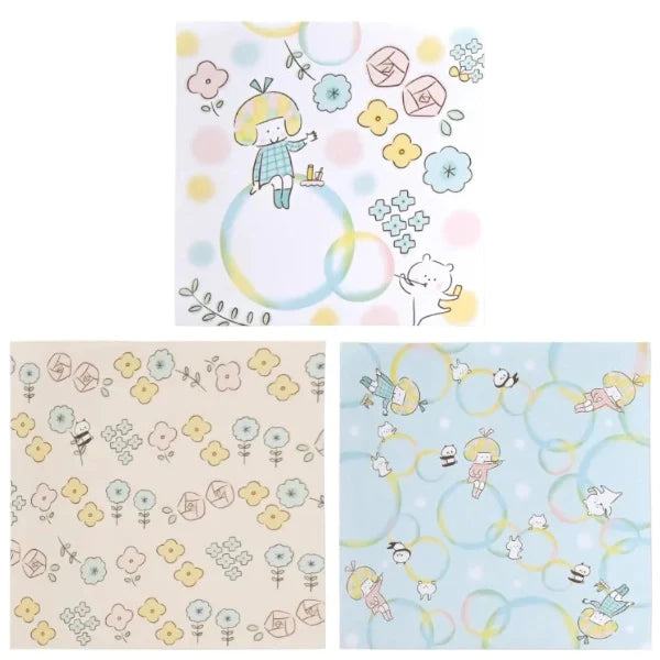 mizutama Vol.2 Sticker Pad - Soap Bubble Pattern - Sun-Star Stationery - Default Title by Techo Treats Stationery