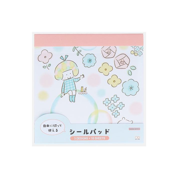 mizutama Vol.2 Sticker Pad - Soap Bubble Pattern - Techo Treats