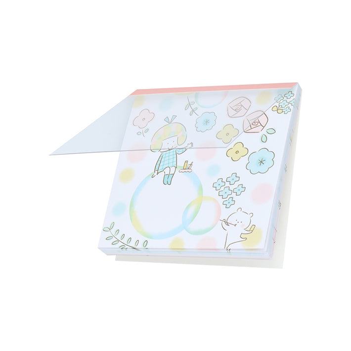 mizutama Vol.2 Sticker Pad - Soap Bubble Pattern - Techo Treats