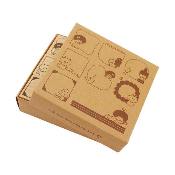 mizutama Wooden Stamp Set - Pattern - Techo Treats