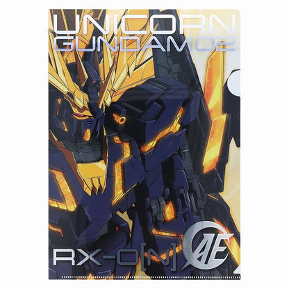 Mobile Suit Gundam A4 Metallic Folder - Unicorn Gundam 02 Banshee Norn - Sun-Star Stationery - Default Title by Techo Treats Stationery