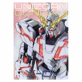 Mobile Suit Gundam A4 Metallic Folder - Unicorn Gundam - Techo Treats