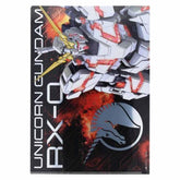 Mobile Suit Gundam A4 Metallic Folder - Unicorn Gundam - Techo Treats