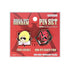 Mobile Suit Gundam Pin Badge Set (Set of 2) - Char & Char&