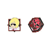 Mobile Suit Gundam Pin Badge Set (Set of 2) - Char & Char&