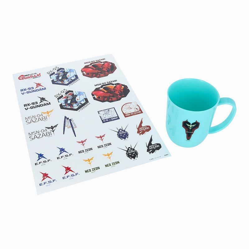 Mobile Suit Gundam Removable Stickers - Char&