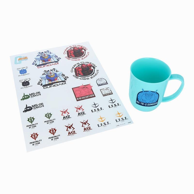 Mobile Suit Gundam Removable Stickers - Mobile Suit Gundam - Sun-Star Stationery - Default Title by Techo Treats Stationery