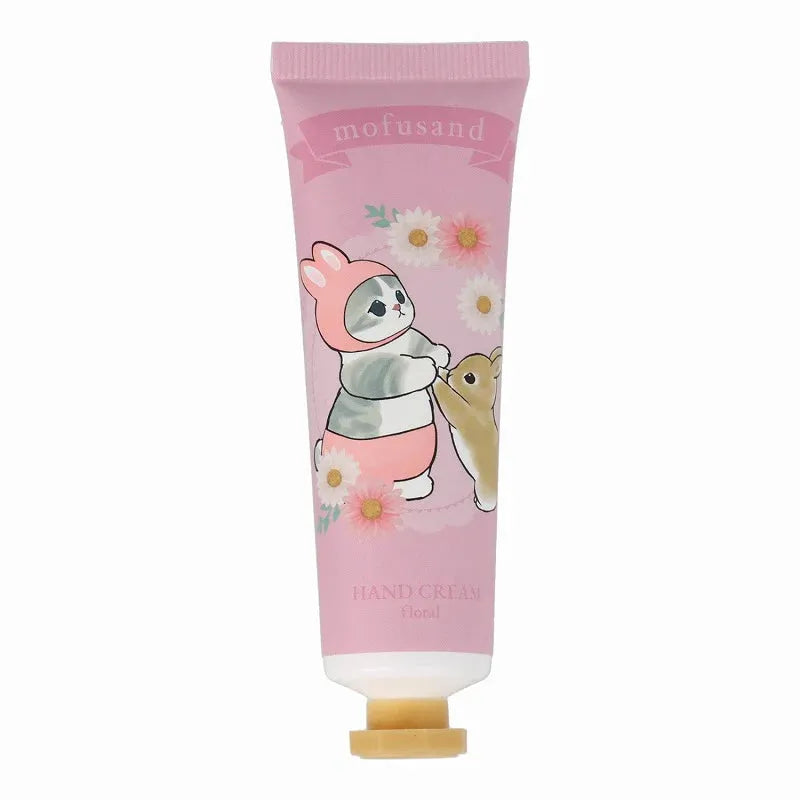 mofusand Hand Cream (3 styles) - SHOBIDO - Rabbit (Floral Scent) by Techo Treats Stationery