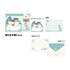 mofusand Vol.4 Die-cut Mini Letter Set - Sea Creatures - Sun-Star Stationery - Default Title by Techo Treats Stationery