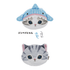 mofusand Vol.4 Reversible Plush Pen Pouch - Jinbei Nyan - Sun-Star Stationery - Default Title by Techo Treats Stationery