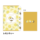 mofusand Vol.5 Die-cut Clear Folder 5P - Lemon Tea - Techo Treats