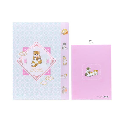 mofusand Vol.6 A4 Die-cut 5-Pocket Clear Folder - Castella - Sun-Star Stationery - Default Title by Techo Treats Stationery
