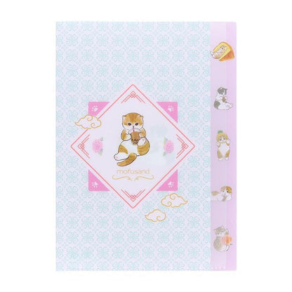 mofusand Vol.6 A4 Die-cut 5-Pocket Clear Folder - Castella - Sun-Star Stationery - Default Title by Techo Treats Stationery