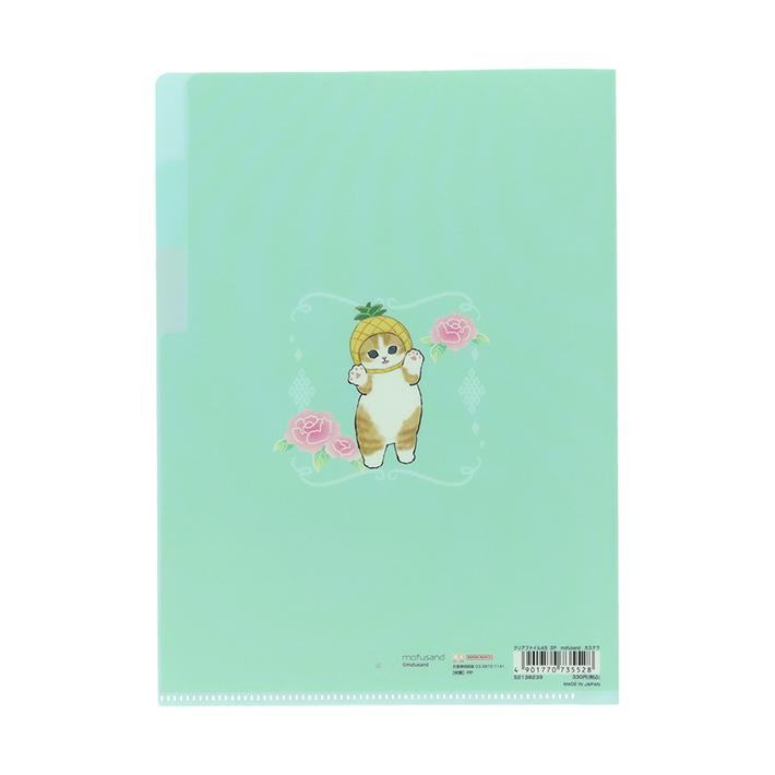 mofusand Vol.6 A5 3-Pocket Clear Folder - Castella - Sun-Star Stationery - Default Title by Techo Treats Stationery