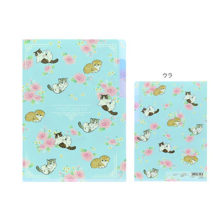 mofusand Vol.6 A5 3-Pocket Clear Folder - Dim Sum - Sun-Star Stationery - Default Title by Techo Treats Stationery
