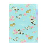 mofusand Vol.6 A5 3-Pocket Clear Folder - Dim Sum - Sun-Star Stationery - Default Title by Techo Treats Stationery