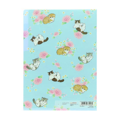 mofusand Vol.6 A5 3-Pocket Clear Folder - Dim Sum - Sun-Star Stationery - Default Title by Techo Treats Stationery