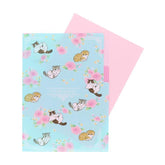 mofusand Vol.6 A5 3-Pocket Clear Folder - Dim Sum - Sun-Star Stationery - Default Title by Techo Treats Stationery