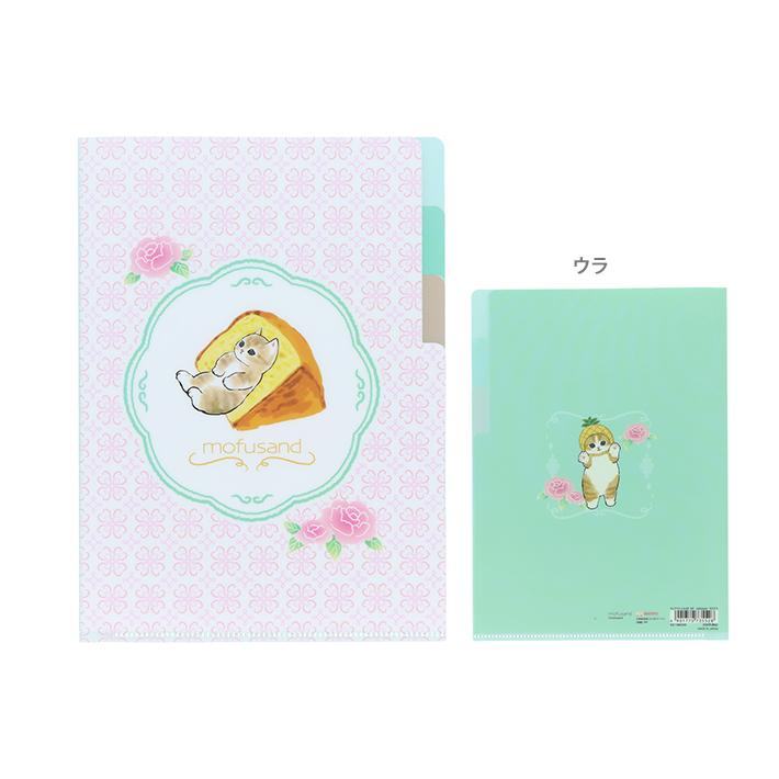 mofusand Vol.6 A5 Clear Folder 3P - Castella - Techo Treats