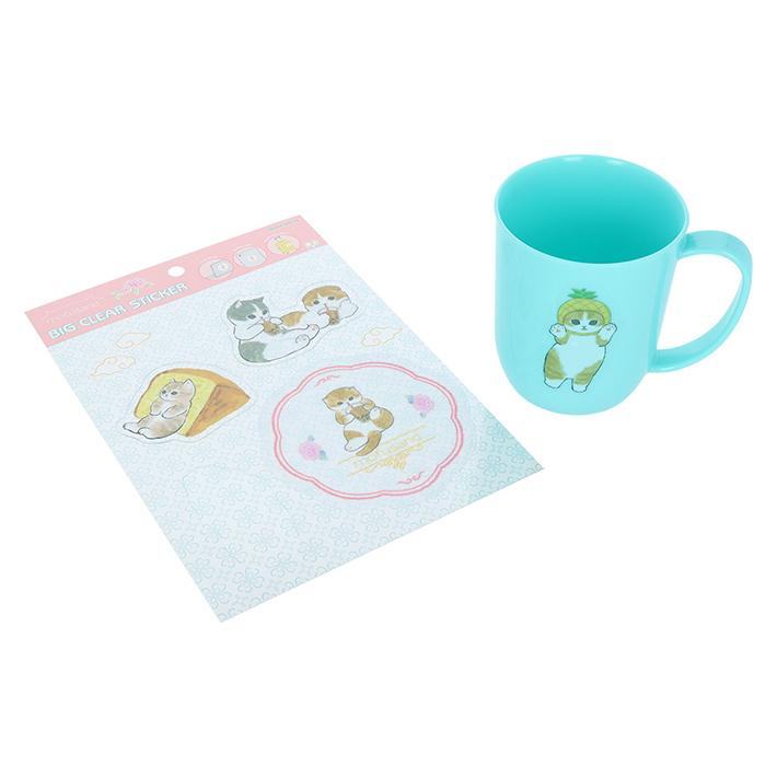 mofusand Vol.6 Big Clear Sticker - Castella - Sun-Star Stationery - Default Title by Techo Treats Stationery