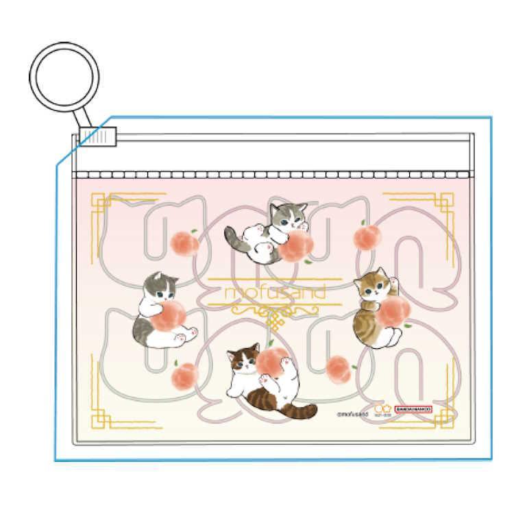 mofusand Vol.6 Die-cut Clips with Case - Castella - Techo Treats