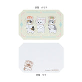 mofusand Vol.6 Die-cut Mini Letter Set - Dim Sum - Sun-Star Stationery - Default Title by Techo Treats Stationery