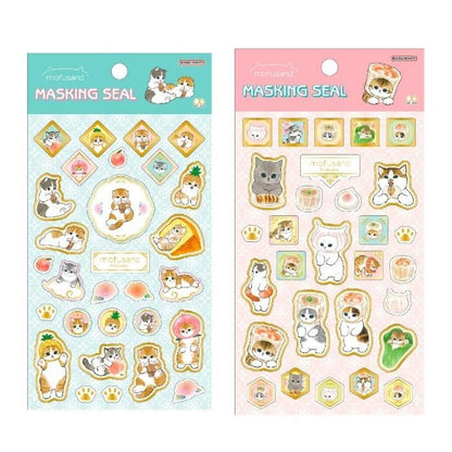 mofusand Vol.6 Masking Seal - Dim Sum - Sun-Star Stationery - Default Title by Techo Treats Stationery