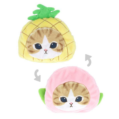 mofusand Vol.6 Reversible Plush Pen Pouch - Castella - Sun-Star Stationery - Default Title by Techo Treats Stationery