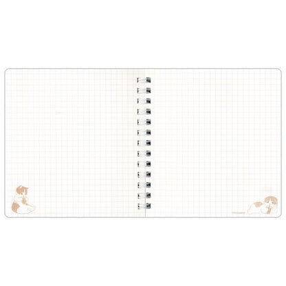 mofusand Vol.6 Square Ring Notebook - Castella - Sun-Star Stationery - Default Title by Techo Treats Stationery