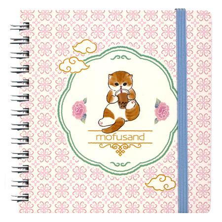 mofusand Vol.6 Square Ring Notebook - Castella - Techo Treats