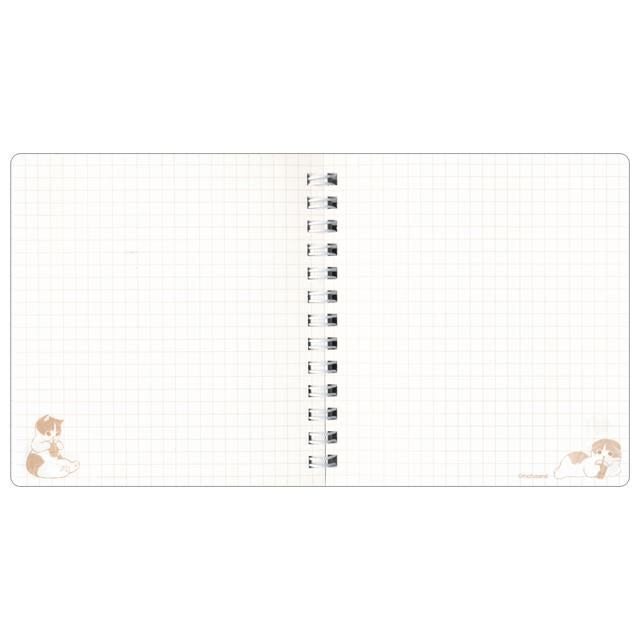 mofusand Vol.6 Square Ring Notebook - Castella - Techo Treats