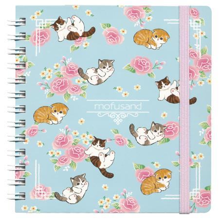 mofusand Vol.6 Square Ring Notebook - Dim Sum - Sun-Star Stationery - Default Title by Techo Treats Stationery